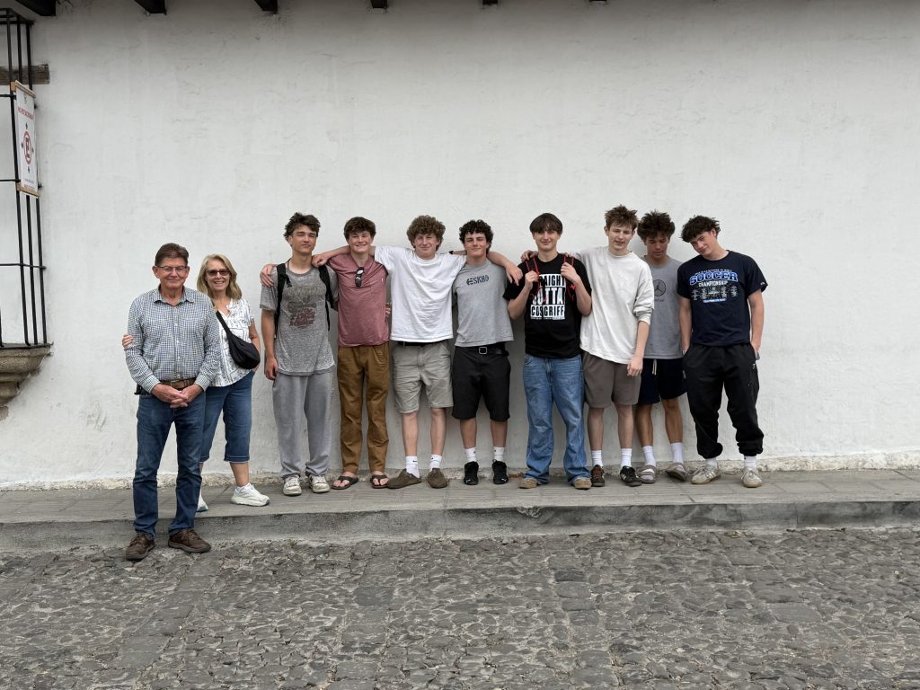 Group of young men in Guatemala