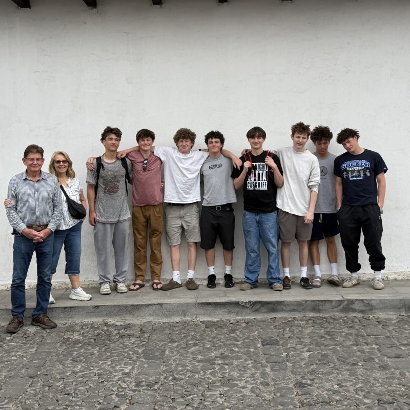 Group of young men in Guatemala